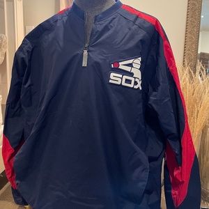 Vintage Chicago White Sox Windbreaker Pullover Majestic Cooperstown Collection
